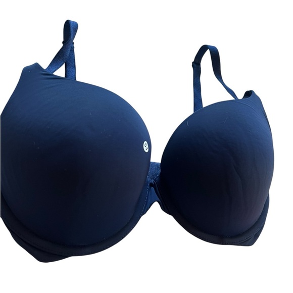 Victoria’s Secret PINK Push-Up Sports Bra – Navy Blue – 32DD! - Picture 2 of 8